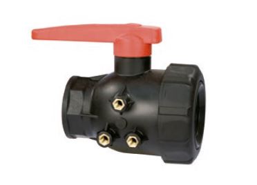Valvula de Bola Polipropileno 2 Vias 1"1/4
