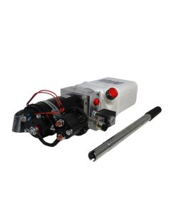 Central Oleohidraulica 12V 0,8kW 0,5CC 1 Efecto Estanque  1,5L