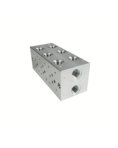 Manifold CETOP 3 Valvulas Solenoides 3 Secciones Paralelo