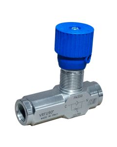 Valvula Reguladora de Flujo 90° 3/8" Check Valve