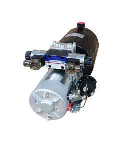 Central Oleohidraulica 12V 1,6kW 2,1CC 2 Efectos Estanque 8L