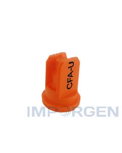Boquilla Plastica Abanico Antideriva CFAU 110-01 Naranja (CVI)