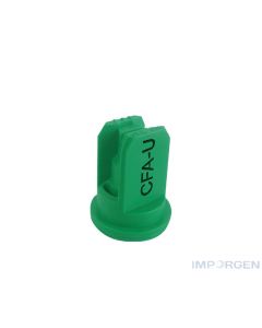 Boquilla Plastica Abanico Antideriva CFAU 110-015 Verde (CVI)