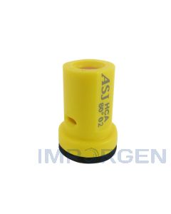 Boquilla Ceramica Cono Hueco Antideriva HCA 80-02 Amarilla (TVI)