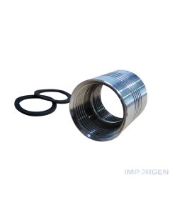 Copla Acero Inoxdable 1" HI