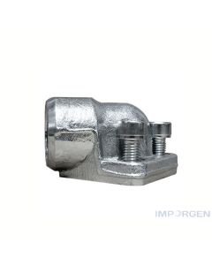 Flange Codo 90° Bomba Hidraulica 3/4" M8
