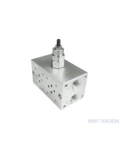 Block Tipo Serie Valvulas Solenoides 2 Secciones
