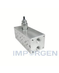 Block Tipo Serie Valvulas Solenoides 3 Secciones