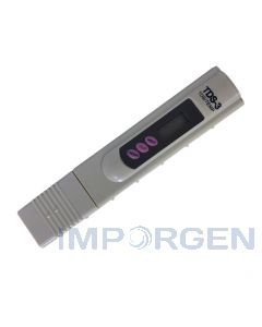 Medidor digital de pureza de agua TDS. Instrumento medidor de partículas disueltas totales TDS. Ideal para filtros de agua y monitorear la calidad del agua.
