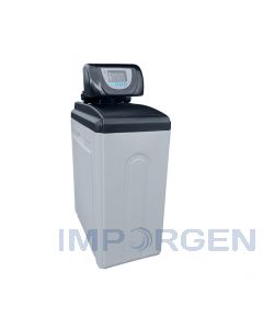 Ablandador de Agua TEXXEL 6 L Con Caudalímetro. Equipo que elimina a través de intercambios iónicos la dureza del agua debida al exceso de calcio y magnesio, que son los causantes de provocar incrustaciones en las instalaciones.