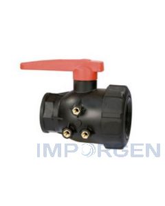 Valvula de Bola Polipropileno 2 Vias 1"1/4