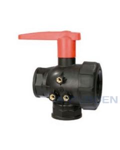 Valvula de Bola 3 Vias 3/4"