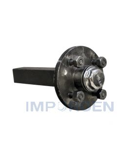 Semieje 4 Pernos 40x40 200 mm 300kg.40km/h.max. Ideal para el uso en carros y equipos móviles en el área de la agricultura.
