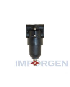 Filtro indicado especialmente para pulverizadores y atomizadores, con enganches dobles de entrada y salida G 3/4 y G 1/2", hasta 150 l/min de filtaje.

Este filtro se encuentra fabricado en nylon reforzado con fibra de vidrio.