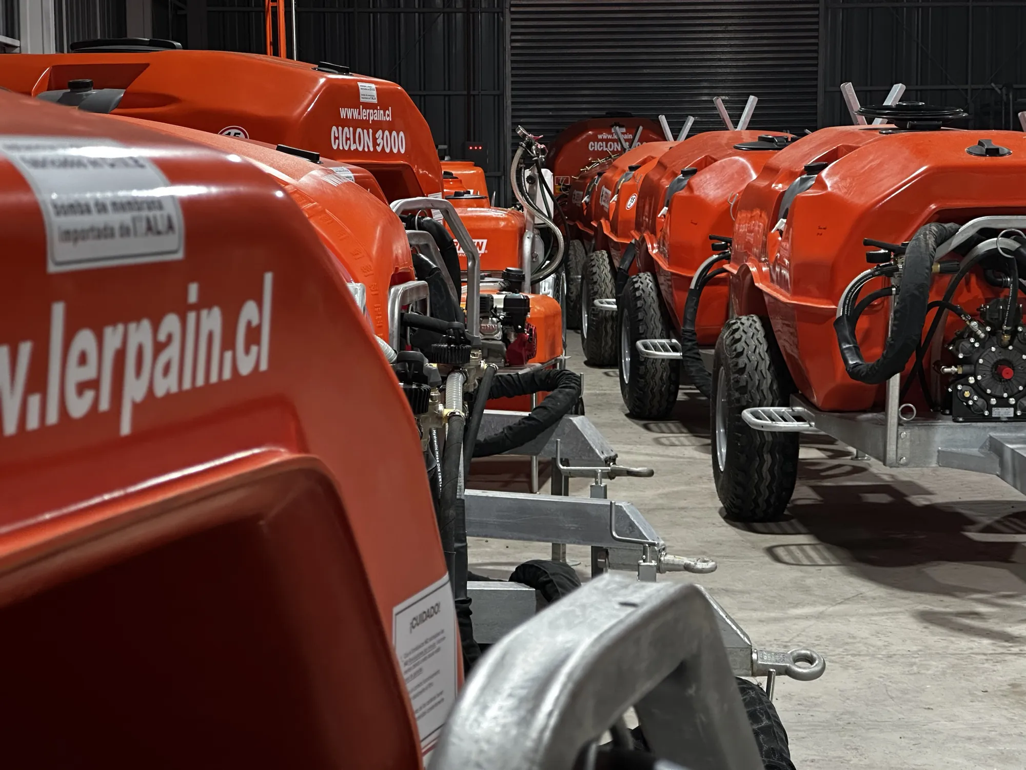 Equipamiento agrícola en terreno